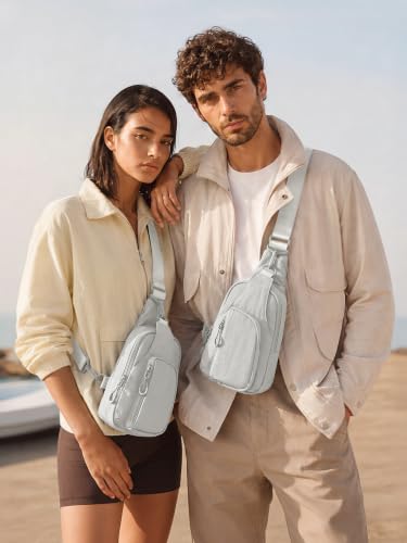 Sling Bag with Adjustable Straps Crossbody Chest Bag Lightweight Small Backpack for Casual Outdoor Traveling Hiking