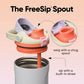 FreeSip Sway Stainless Steel Water Bottle 30 oz Beach House