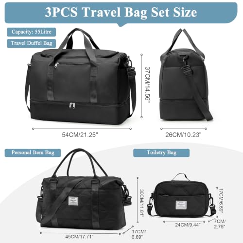 Extra Large Travel Duffle Bag (3 Count)