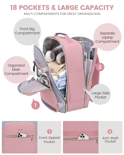 40L Travel Backpack for Women & Men