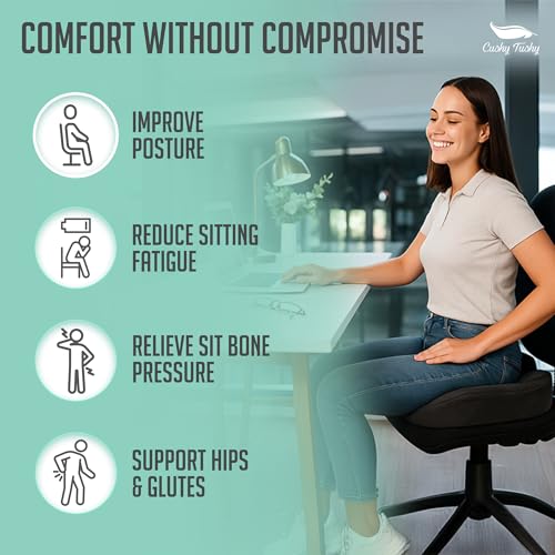 Seat Cushion Premium Foldable Sit Bone Cushion for Pressure Relief