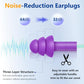 200 Pairs Reusable Silicone Ear Plugs for Sleeping Noise Cancelling (200 Count)