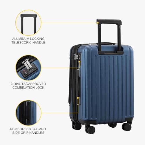 Grace Carry on Luggage 22x14x9 Airline Approved
