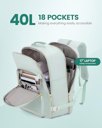 40L Travel Backpack Flight Approved Carry on Backpack