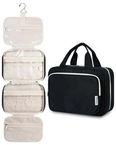 Hanging Toiletry Bag for Women Travel Makeup Bag Organizer Toiletries Bag for Travel Size Essentials Accessories Cosmetics