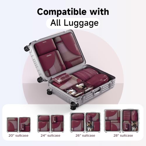 9 Set Packing Cubes for Travel (9 Count)