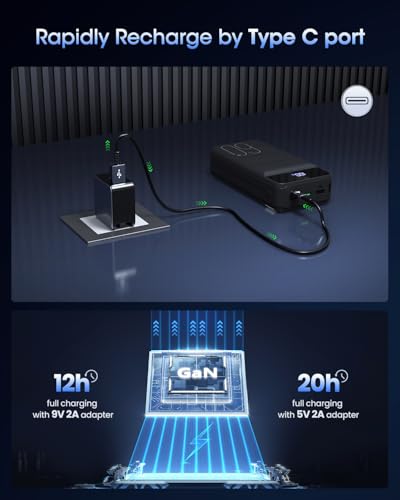 Portable Charger 60000mAh Power Bank 22.5W Fast Charging USB C Battery Pack