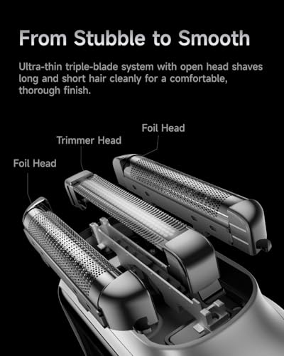P3 Pro 3 Blade Travel Electric Shaver for Men Face