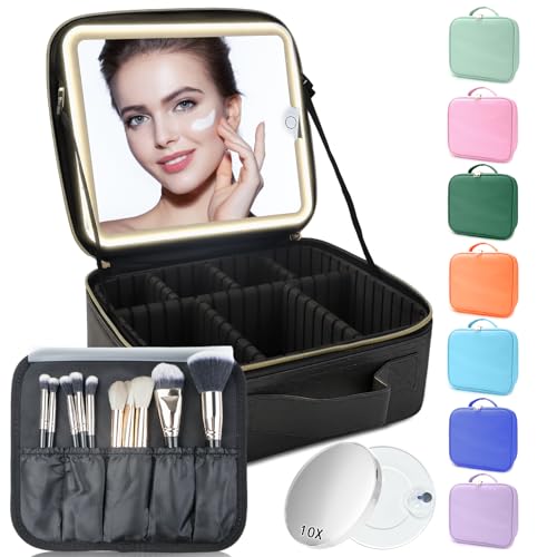 Makeup Bag with Led Mirror
