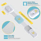 14 Pack Baby Proof Cabinet Latches (14 Count)