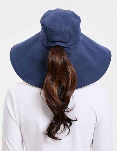 Women's Ultra Wide Cotton Linen Hat UPF 50+