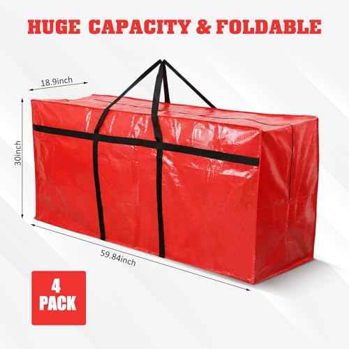 4 Pcs 149 Gallon Extra Large Moving Bags Heavy Duty Storage Bag (4 Count)