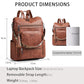 Vegan Leather Laptop Backpack for Women 15.6 inch Work Backpack Fashion Travel Backpack Purse for Business College