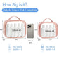 Clear Makeup Bag Travel (2 Count)