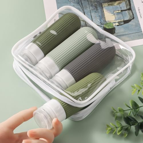 Travel Bottles for Toiletries (4 Count)