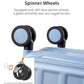 Expandable Top Opening 28 Inch Checked Luggage with Spinner Wheels