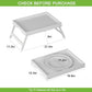 Bamboo Bed Tray Table with Folding Legs
