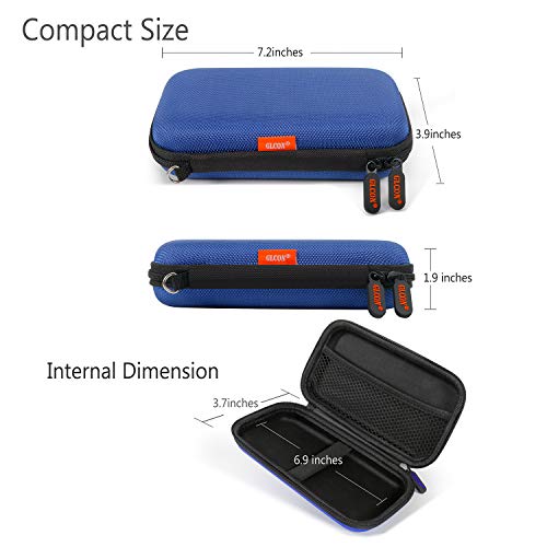 Blue Hard EVA Case for WD Seagate Hard Drive