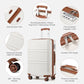 Suitcase Set 3 Piece Luggage Set Expandable with Spinner Wheels (6 Count)