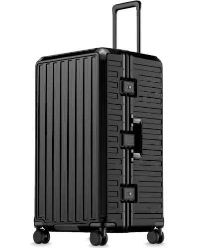 30 Inch Zipperless Large Checked Suitcase