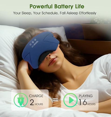 Sleep Mask with Headphones Bluetooth 5.4