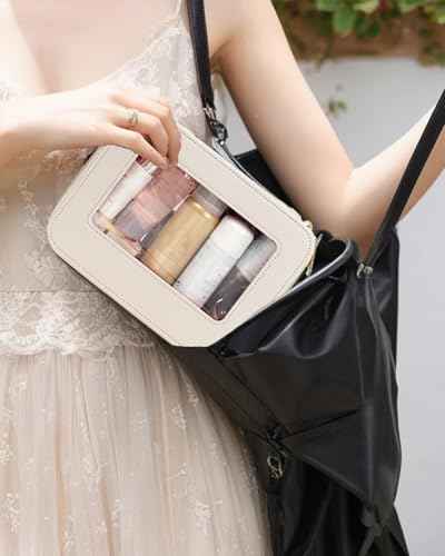 Travel Clear Makeup Bag Set