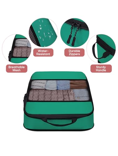 6 PCS Set Compression Packing Cubes for Travel (6 Count)