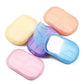 500 Sheets Disposable Soap Paper 5 Boxes Hand Cleaner Fragrance Mini Color Soap Paper for school Indoor, Outdoor, Travel, Camping Hiking, Camping Soaps Sheets