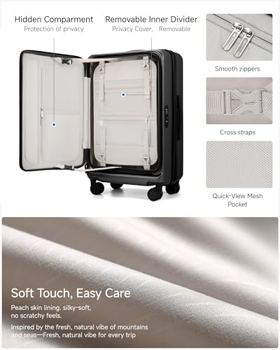 Checked Top Opening Suitcase