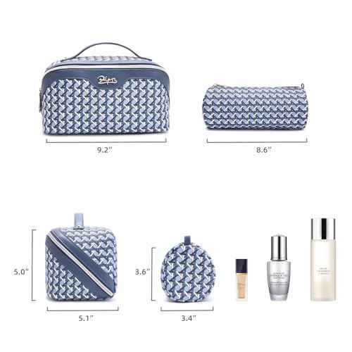 Travel Makeup Bag Cosmetic Bags for Women (3 Count)