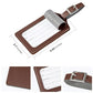 8 Pack Luggage Tags for Suitcases Airplane Travel Essentials (8 Count)