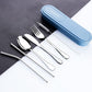 7 Piece Travel Utensils Set with Case and Straws (8 Count)