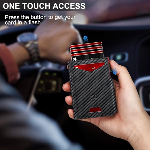 Wallet for Men Wallet with Slim Pop Up Card Holder 9 (13 Count)