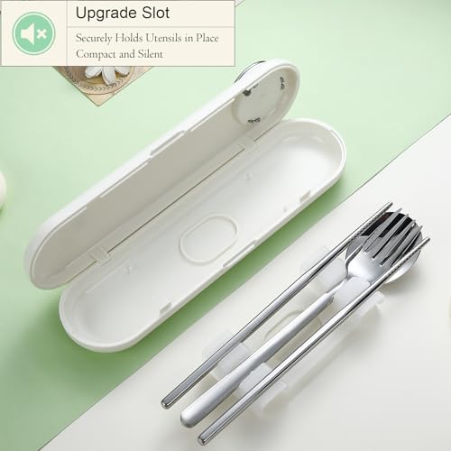Travel Utensils with Case Cute (4 Count)