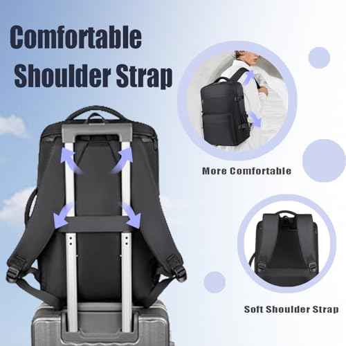 Vacuum sealed travel computer backpack