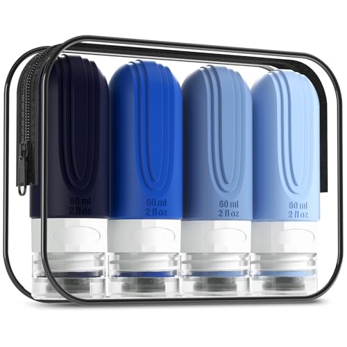 Travel Bottles for Toiletries (4 Count)