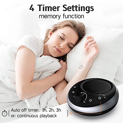 Sound Machine Loud White Noise Machine Nonstop Brown Noise Sleep Machine 30 Soothing Sounds for Baby Kids Adults Pink Noise Sounds Machine 36