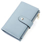 Womens Wallet RFID Blocking Vegan Leather Trifold Clutch Credit Card Holder Ladies Travel Wallet Purse with Passport