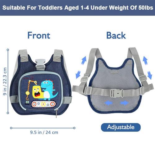 Toddler Harness Leash+ Reflective Anti Lost Wrist Link