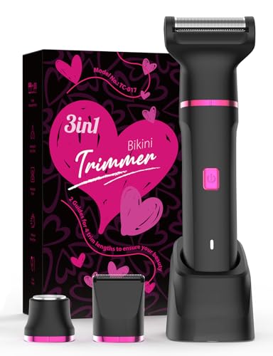 3-in-1 Bikini Trimmer for Women, Razors for Shaving, Body Shaver