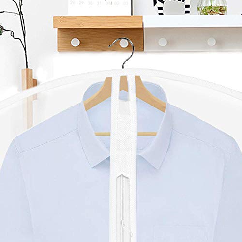 12 Pack Breathable Clothes Covers with Zip