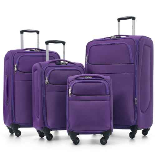 4 Piece Expandable Luggage Set (4 Count)