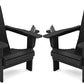 Outdoor Adirondack Chair Set of 2 with Cup Holders (2 Count)