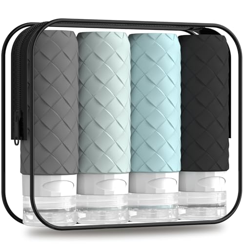Travel Bottles for Toiletries (4 Count)