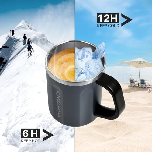 Stainless Steel Coffee Mug Cup with Handle
