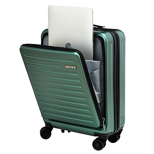 20 Inch Carry On Luggage with Front Pocket