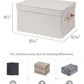 Fabric Storage Bins with Lids (3 Count)