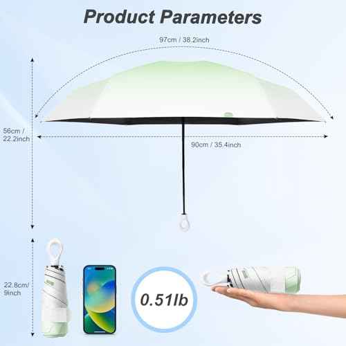 Personal Sun Umbrella UV Protection