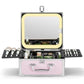 Makeup Box with Detachable Magnetic LED Mirror