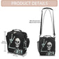 Suger Skull Halloween Kids Lunch Box for Girls Boys Reusable Insulated Lunch Bag for Kids Toddler Thermal Cooler Spacious Lunchbox with Shoulder Strap Lunchbag for School Work Picnic (print 17)